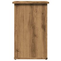 Dressoir 35x35x55 cm bewerkt hout artisanaal eikenkleur 5