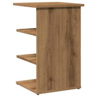 Dressoir 35x35x55 cm bewerkt hout artisanaal eikenkleur 6