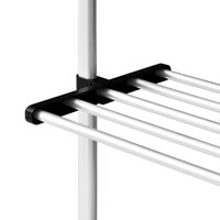 Kledingkastsysteem met schappen telescopisch aluminium 6