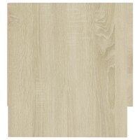 Kledingkast 100x32,5x35 cm bewerkt hout sonoma eikenkleurig 4