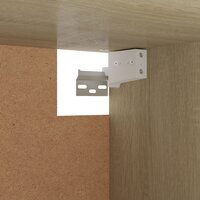 Kledingkast 100x32,5x35 cm bewerkt hout sonoma eikenkleurig 6