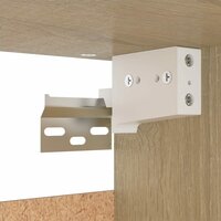 Kledingkast 70x32,5x35 cm bewerkt hout sonoma eikenkleurig 8