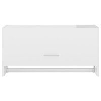 Kledingkast 70x32,5x35 cm bewerkt hout hoogglans wit 5