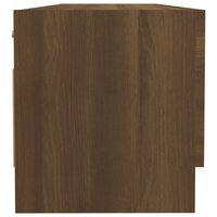 Kledingkast 100x32,5x35 cm bewerkt hout bruin eikenkleur 4