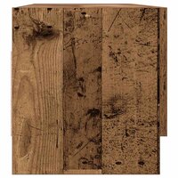 Kledingkast 100x32,5x35 cm bewerkt hout oud houtkleurig 5