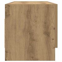 Kledingkast 100x32,5x35 cm bewerkt hout artisanaal eikenkleurig 5