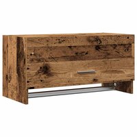 Kledingkast 70x32,5x35 cm bewerkt hout oud houtkleurig 2