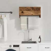 Kledingkast 70x32,5x35 cm bewerkt hout oud houtkleurig 3