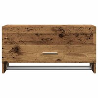 Kledingkast 70x32,5x35 cm bewerkt hout oud houtkleurig 4