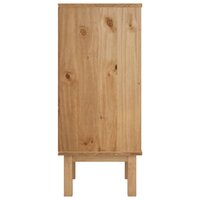 Ladekast OTTA 45x39x90 cm massief grenenhout bruin en wit 5