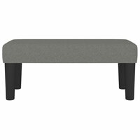 Bankje 70x30x30 cm stof donkergrijs 3