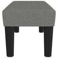 Bankje 70x30x30 cm stof donkergrijs 4