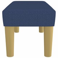 Bankje 70x30x30 cm stof blauw 4