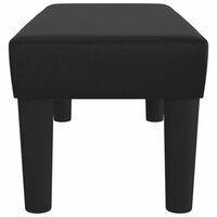 Bankje 70x30x30 cm kunstleer zwart 4