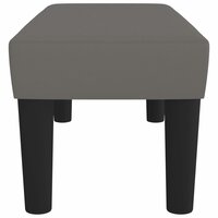 Bankje 70x30x30 cm kunstleer grijs 4
