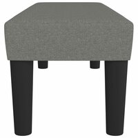 Bankje 100x30x30 cm stof donkergrijs 4
