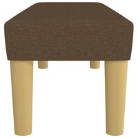 Bankje 100x30x30 cm stof donkerbruin 4
