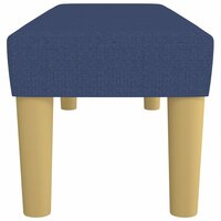 Bankje 100x30x30 cm stof blauw 4