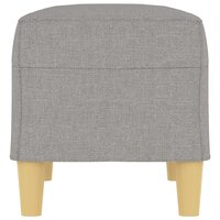 Bankje 70x35x41 cm stof lichtgrijs 4