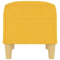 Bankje 70x35x41 cm stof lichtgeel 4