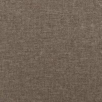 Bankje 100x35x41 cm stof taupe 6