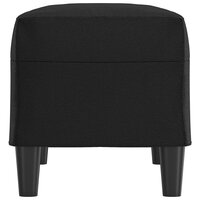 Bankje 70x35x41 cm kunstleer zwart 4