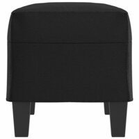 Bankje 70x35x41 cm kunstleer zwart 4