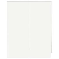 Wasmachinekast 71x71,5x91,5 cm wit 5