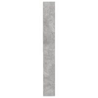 Wasmachinekast 64x24x190 cm betongrijs 4