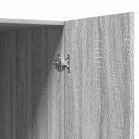 Wasmachinekast 71x71,5x91,5 cm grijs sonoma eikenkleurig 8