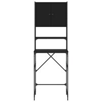 Wasmachinekast 68x48,5x194 cm zwart 8