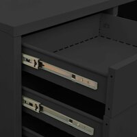 Kantoorkast 90x40x102 cm staal antracietkleurig 8