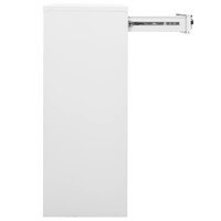 Kantoorkast 90x40x102 cm staal wit 4