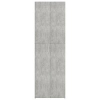 Kantoorkast 60x32x190 cm bewerkt hout betongrijs 6