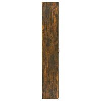 Kantoorkast 60x32x190 cm bewerkt hout gerookt eikenkleurig 5