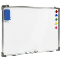 Whiteboard magnetisch 90x60 cm staal wit 2