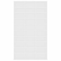 Cd-kast 102x16x177,5 cm bewerkt hout wit 4