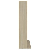 Cd-kast 102x23x89,5 cm bewerkt hout sonoma eikenkleurig 5
