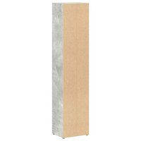 Cd-kasten 2 st 21x16x93,5 spaanplaat betongrijs 7