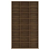 Cd-kast 102x23x177,5 cm bewerkt hout bruin eikenkleur 3