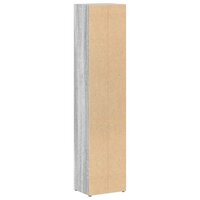CD-kasten 2st 21x16x93,5cm bewerkt hout grijs sonoma eikenkleur 7