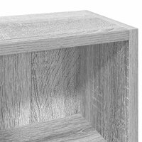 CD-kasten 2st 21x16x93,5cm bewerkt hout grijs sonoma eikenkleur 8