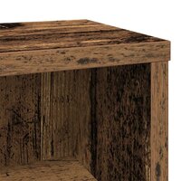 Cd-kast 21x20x88 cm bewerkt hout oud houtkleurig 7