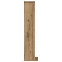 Cd-kast 21x20x88 cm bewerkt hout artisanaal eikenkleurig 5