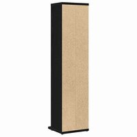 CD-kast 21x20x88 cm spaanplaat zwart eikenkleurig 7