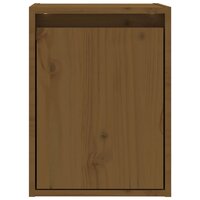 Wandkast 30x30x40 cm massief grenenhout honingbruin 5