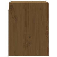 Wandkast 30x30x40 cm massief grenenhout honingbruin 6