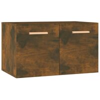 Wandkast 60x36,5x35 cm bewerkt hout gerookt eikenkleurig 2