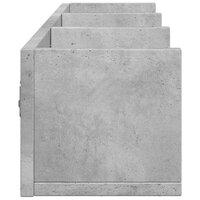 Wandkasten 2 st 75x18x16,5 cm bewerkt hout betongrijs 7
