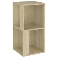 Hoekkast 33x33x67 cm bewerkt hout sonoma eikenkleurig 2